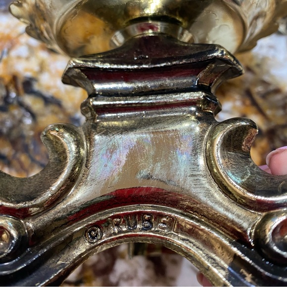 Pair of vintage Rubel candle holders - Picture 5 of 5